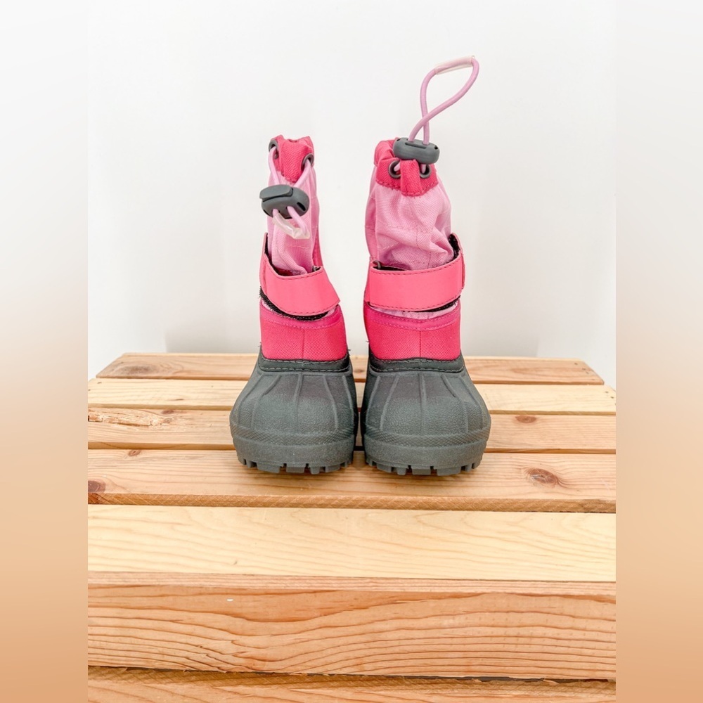 Columbia Girl Winter Snow Boots Black Pink